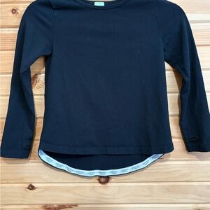 Classic Black Long Sleeve Kids Tee